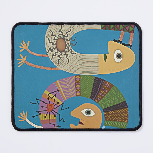 Item preview, Doublé d'angoisse regarde son cœur tremblant by Victor Brauner designed and sold by Hanna Hanuman.