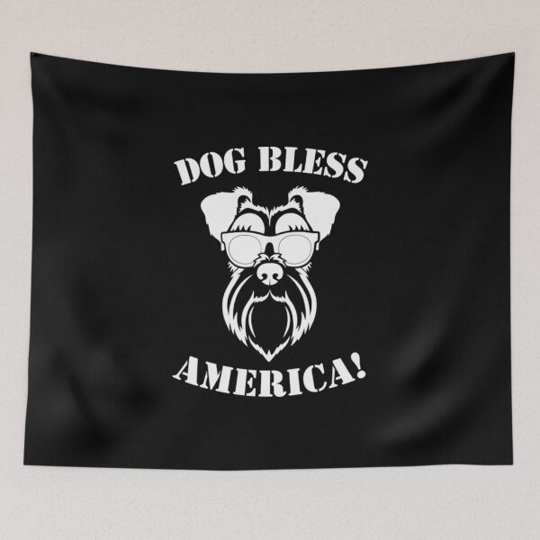 Aperçu de l'œuvre T-Shirt Dog Bless AmericaT-Shirt Dog Bless America_by Tee Ninjas_ créée et vendue par mjnhcaca.