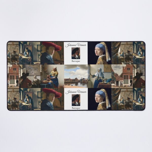 Item preview, Johannes Vermeer Popular Works Collage  designed and sold by KrisSidDesigns.