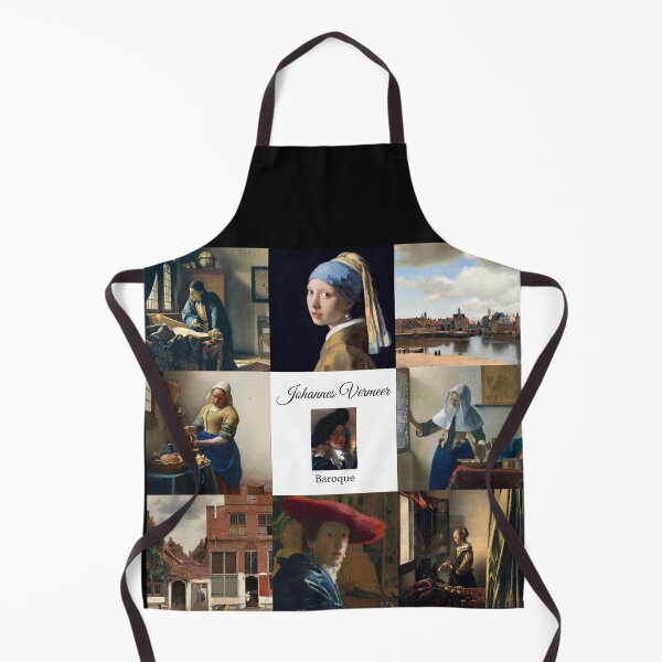 Item preview, Johannes Vermeer Popular Works Collage designed and sold by KrisSidDesigns.