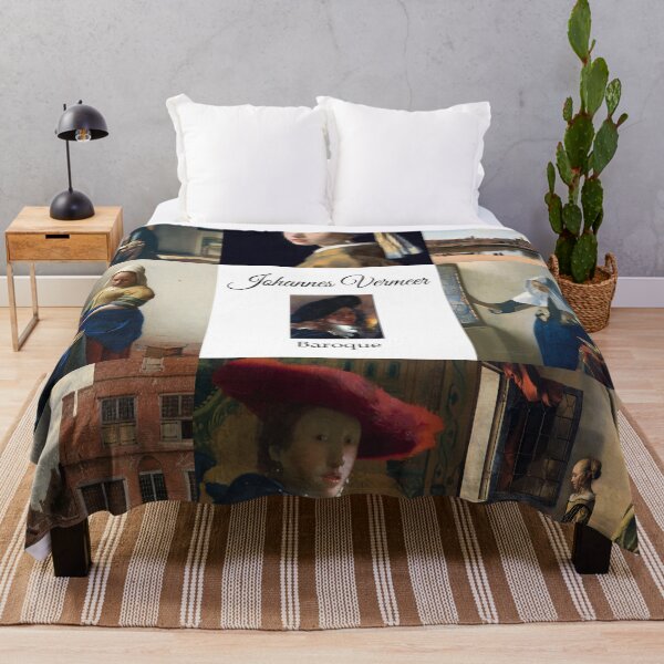 Item preview, Johannes Vermeer Popular Works Collage  designed and sold by KrisSidDesigns.