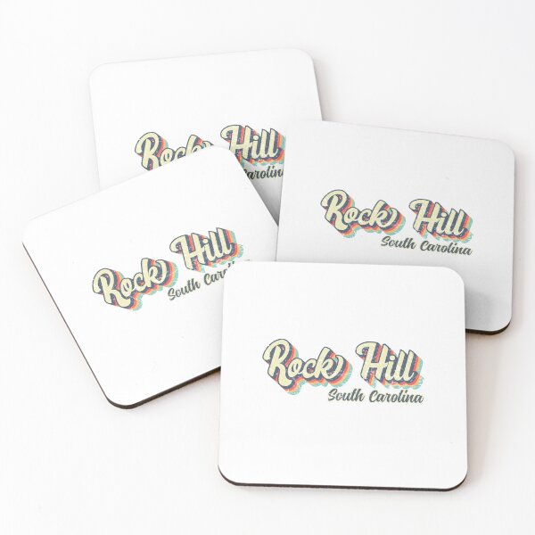 Item preview, Rock Hill City South Carolina Retro Vintage 70s rainbow designed and sold by Teelogic.