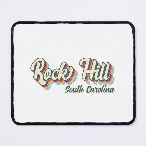 Item preview, Rock Hill City South Carolina Retro Vintage 70s rainbow designed and sold by Teelogic.