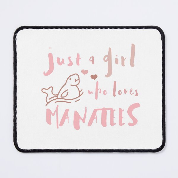 Item preview, Just a girl who loves manatees designed and sold by redsh2564.