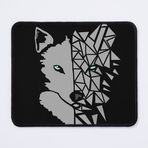 Item preview, Geometric Grey Wolf designed and sold by Trace1234.