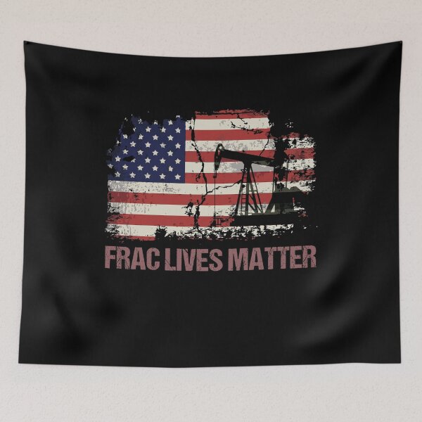 Item preview, Frac Lives Matter Oilfield Vintage Gift T-Shirt designed and sold by roxy7922.
