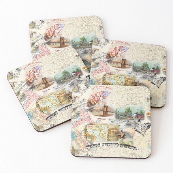 Item preview, Vintage Americana Pattern designed and sold by KeeganCreations.