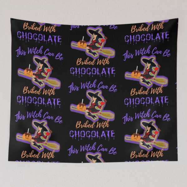 Item preview, This Witch Can Be Bribed With Chocolate designed and sold by WoodburyLake.