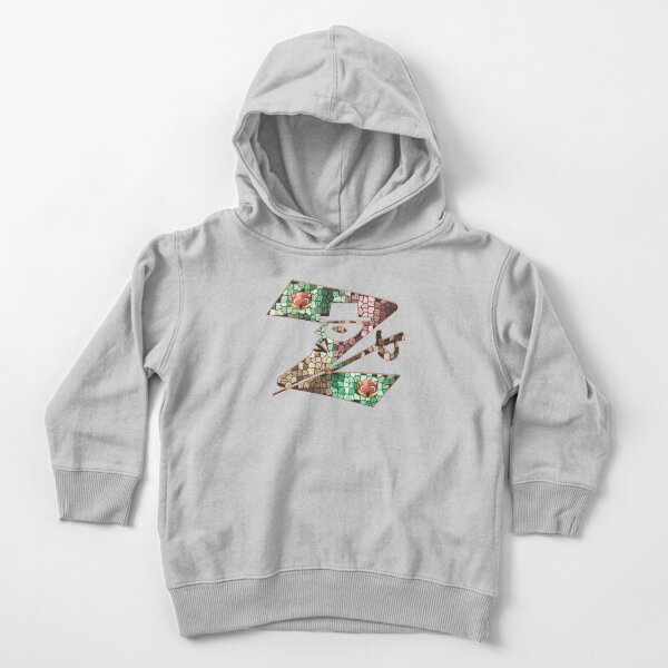 In the name of Zorro - Zorro is cheeky like a fox - Z like Zorro with his famous sword! Toddler Pullover Hoodie