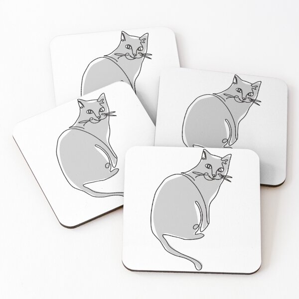 Item preview, Gray cat sitting designed and sold by Sundal.