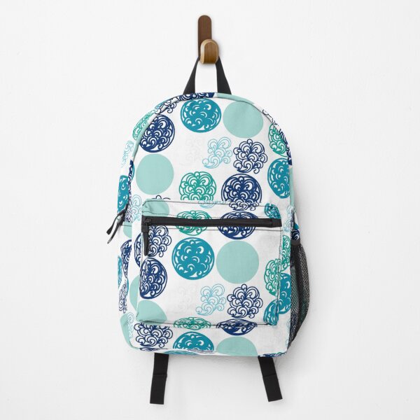 Item preview, Blue Ocean Waves Doodles Pattern designed and sold by AR Studios.