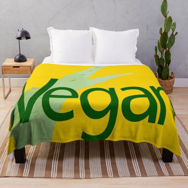 Item preview, Vegan lettering on aloe background designed and sold by Murza.