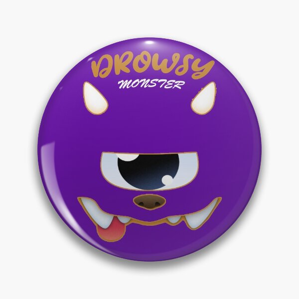 Item preview, drowsy monster sticker designed and sold by Zouhairm.