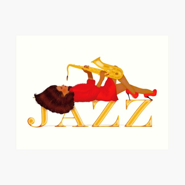 The jazz girl 2 Art Print