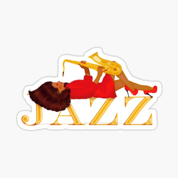 Item preview, The jazz girl 2 designed and sold by Yamy Morrell  Art and Design.