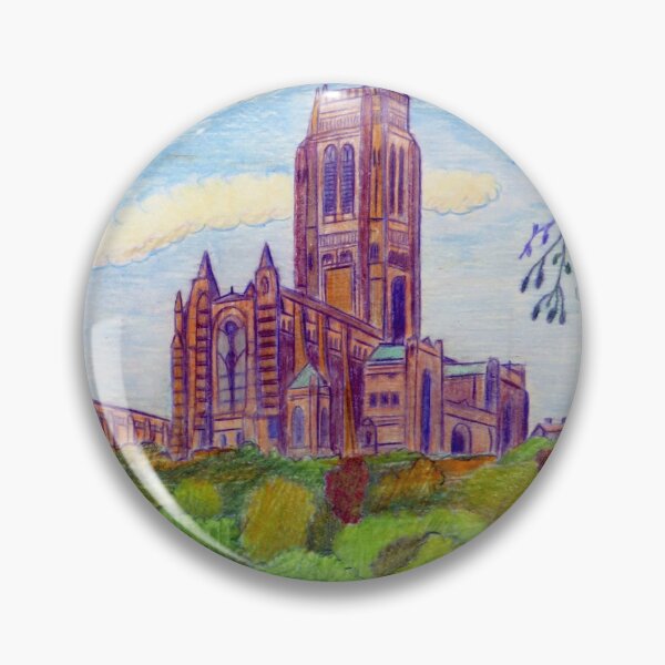 Item preview, 583 - LIVERPOOL ANGLICAN CATHEDRAL - DAVE EDWARDS - COLOURED PENCILS - 2021 designed and sold by BLYTHART.