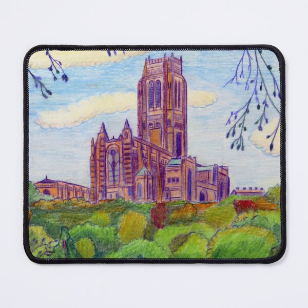 Item preview, 583 - LIVERPOOL ANGLICAN CATHEDRAL - DAVE EDWARDS - COLOURED PENCILS - 2021 designed and sold by BLYTHART.