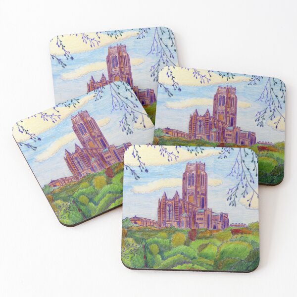 Item preview, 583 - LIVERPOOL ANGLICAN CATHEDRAL - DAVE EDWARDS - COLOURED PENCILS - 2021 designed and sold by BLYTHART.