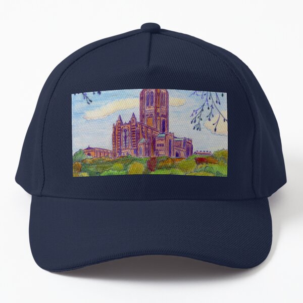 583 - LIVERPOOL ANGLICAN CATHEDRAL - DAVE EDWARDS - COLOURED PENCILS - 2021 Baseball Cap