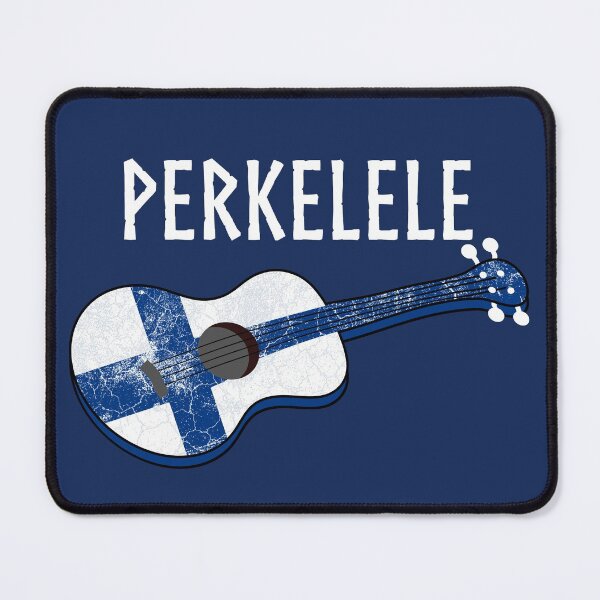 Item preview, Perkelele Ukulele with flag of Finland designed and sold by DeliriousSteve.
