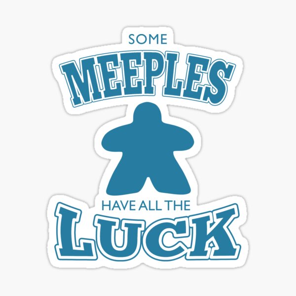 Item preview, Lucky Board Game Blue Meeple designed and sold by Milizabeth.