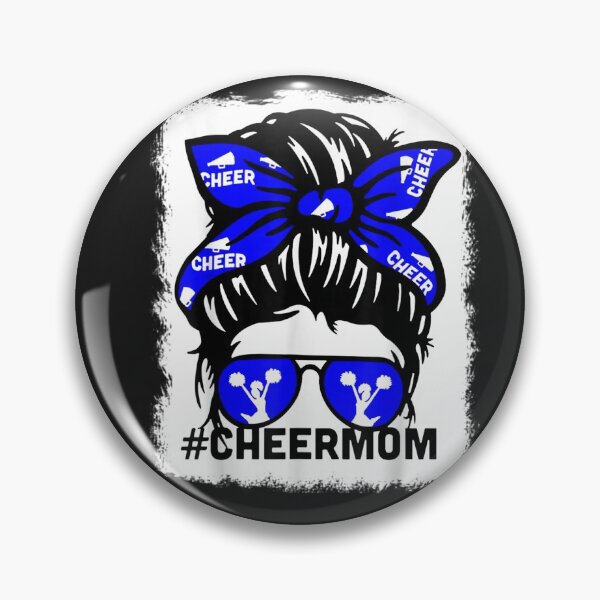 Item preview, Bleached Cheer Mother Mama Parent Cheerleading Mom Messy Bun designed and sold by altheabay9597.