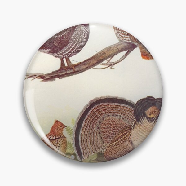Item preview, Grouse illustration designed and sold by Vintage Designs +.
