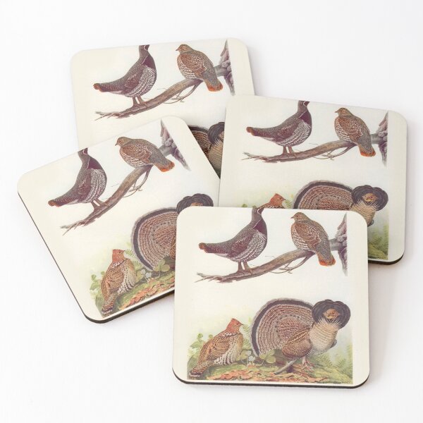 Item preview, Grouse illustration designed and sold by Vintage Designs +.