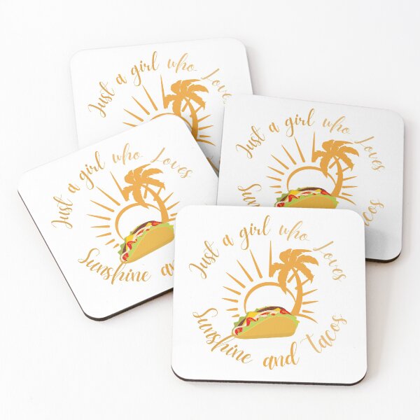 Item preview, just a girl who loves sunshine and tacos designed and sold by redsh2564.