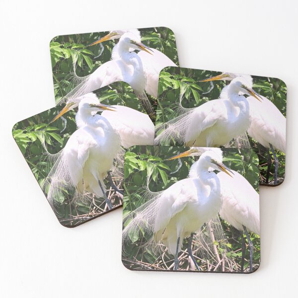 Item preview, The Adoring Egret Couple designed and sold by LisaWootenPhoto.