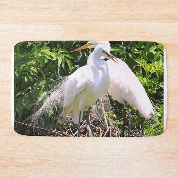 Item preview, The Adoring Egret Couple designed and sold by LisaWootenPhoto.
