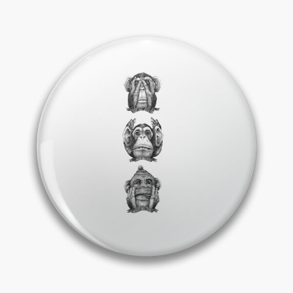 Item preview, three monkeys designed and sold by bestforyouu.