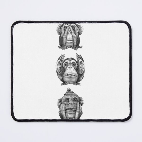 Item preview, three monkeys designed and sold by bestforyouu.
