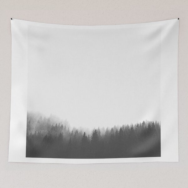Item preview, Landscape Mountains Black And White designed and sold by Shawa Shop.