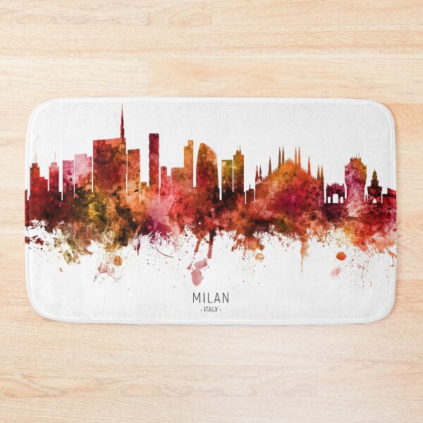 Item preview, Milan Italy Skyline designed and sold by ArtPrints.