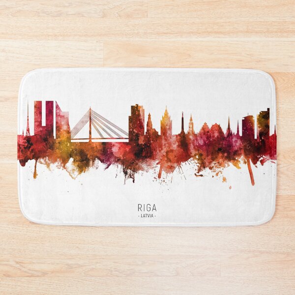 Item preview, Riga Latvia Skyline designed and sold by ArtPrints.
