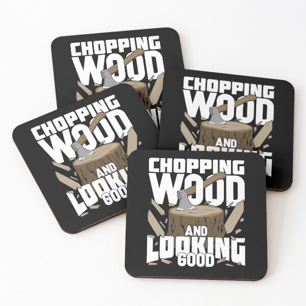 Item preview, Chopping Wood And Looking Good Lumberjack Gift designed and sold by Marcid95.