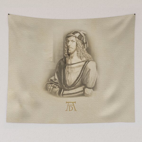 Item preview, Albrecht Durer auto portrait and signature designed and sold by bibliotee.