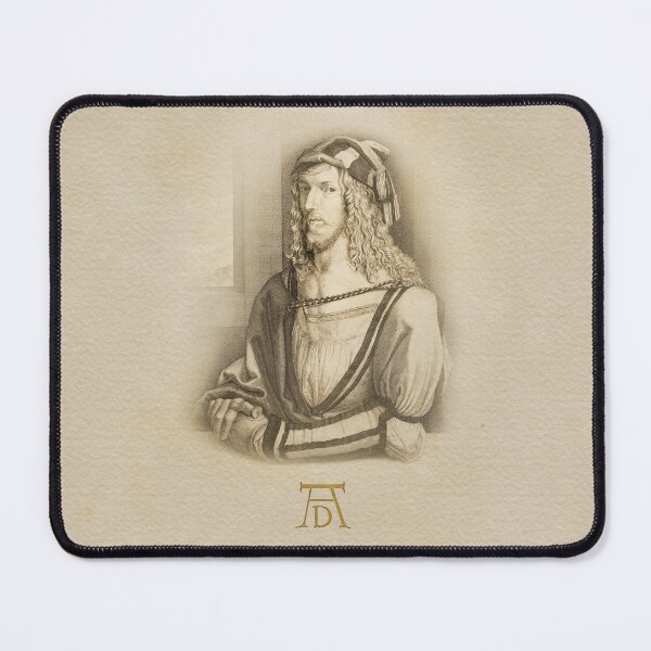 Item preview, Albrecht Durer auto portrait and signature designed and sold by bibliotee.