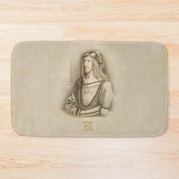 Item preview, Autorretrato y firma de Albrecht Durer designed and sold by bibliotee.