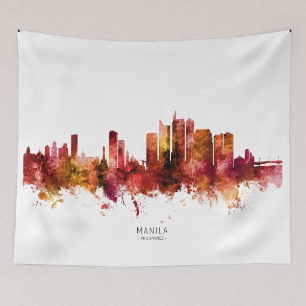 Item preview, Manila Philippines Skyline designed and sold by ArtPrints.