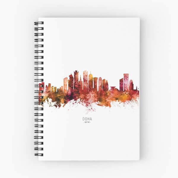 Item preview, Doha Qatar Skyline designed and sold by ArtPrints.