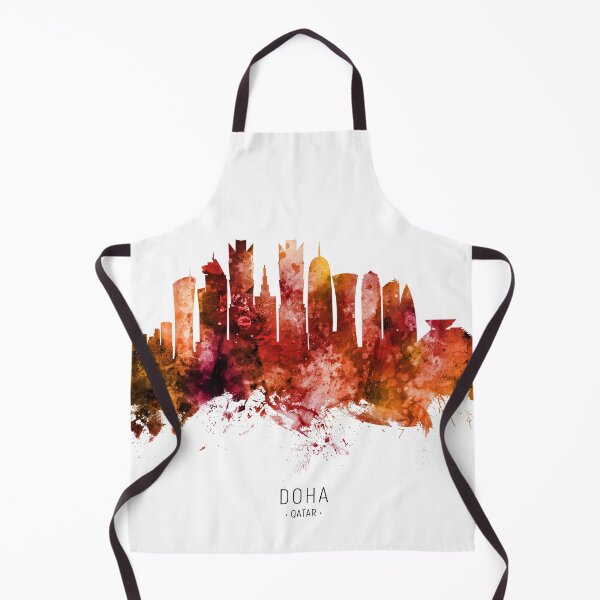 Item preview, Doha Qatar Skyline designed and sold by ArtPrints.