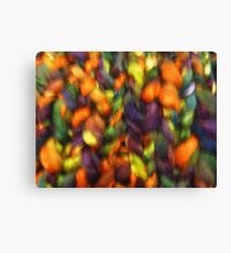Knitted Canvas Print
