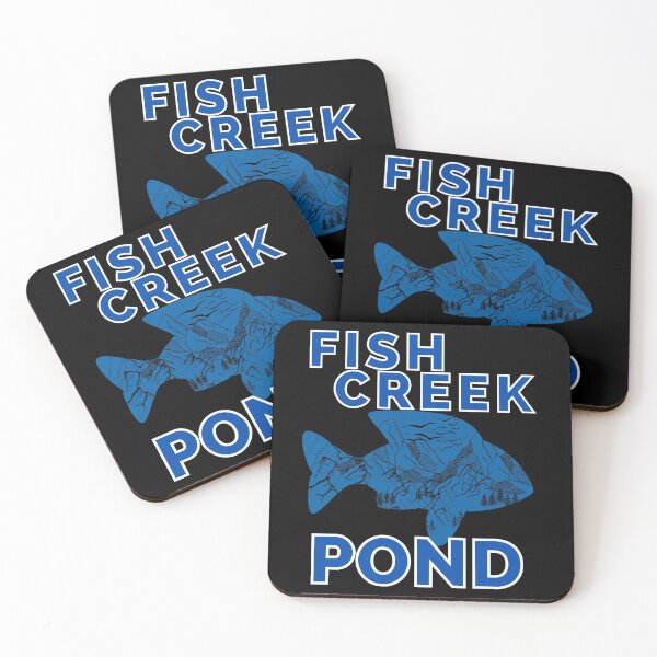 Item preview, Fish Creek Pond Adirondacks New York - Blue designed and sold by Onewivnacher.