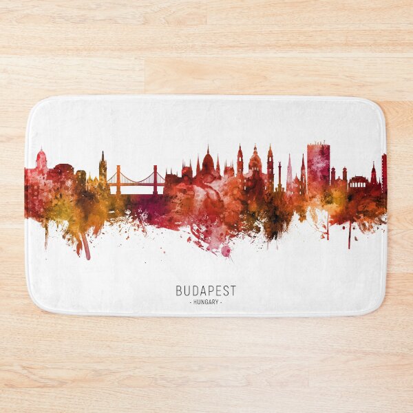 Item preview, Budapest Hungary Skyline designed and sold by ArtPrints.