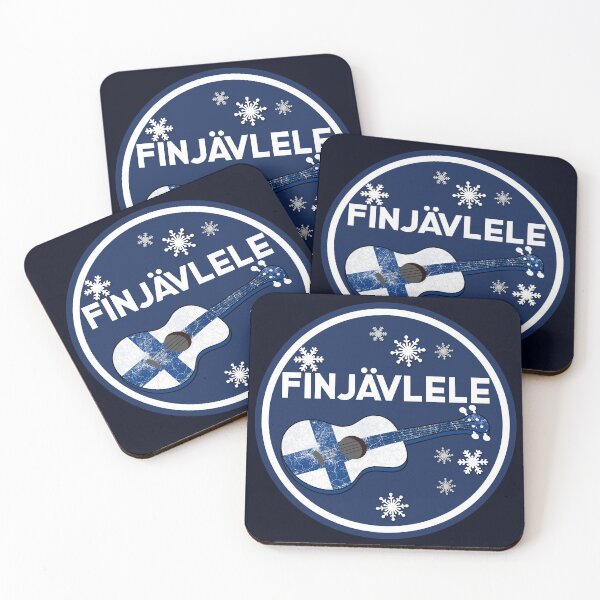Item preview, Finjävlele Ukulele with flag of Finland designed and sold by DeliriousSteve.