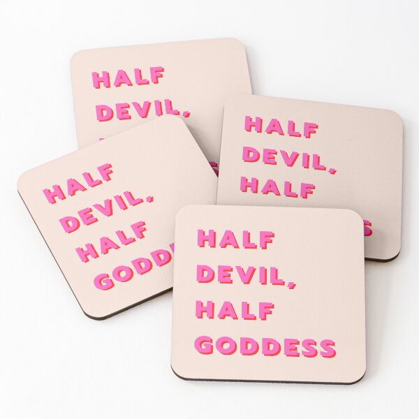 Item preview, Half Devil, Half Goddess, Devil, Goddess, Fashion, Girly, Pink designed and sold by Magic Love Art Print.