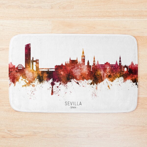 Item preview, Sevilla Spain Skyline designed and sold by ArtPrints.