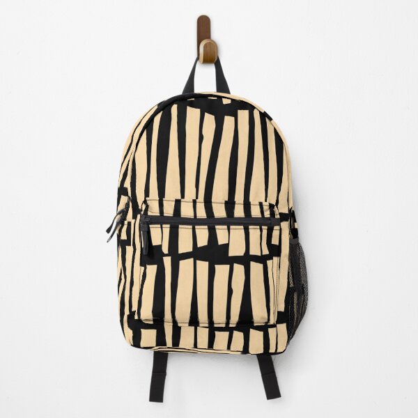 Item preview, Golden Yellow and Black Vertical Line Pattern Coordinates w/ Behr 2022 Popular Color Corn Stalk M290-3 designed and sold by ColorOfTheYears.